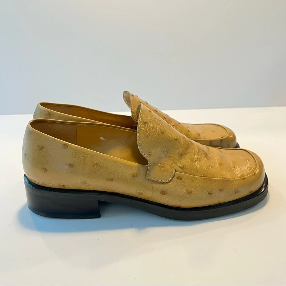 Franco Sarto Women’s Tan Leather Loafers Size 8.5